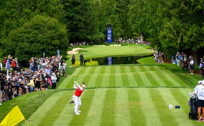 Crazy Bank Shot Hole in One at Women's British Open Crazy Bank Shot Hole in One at Women's British Open